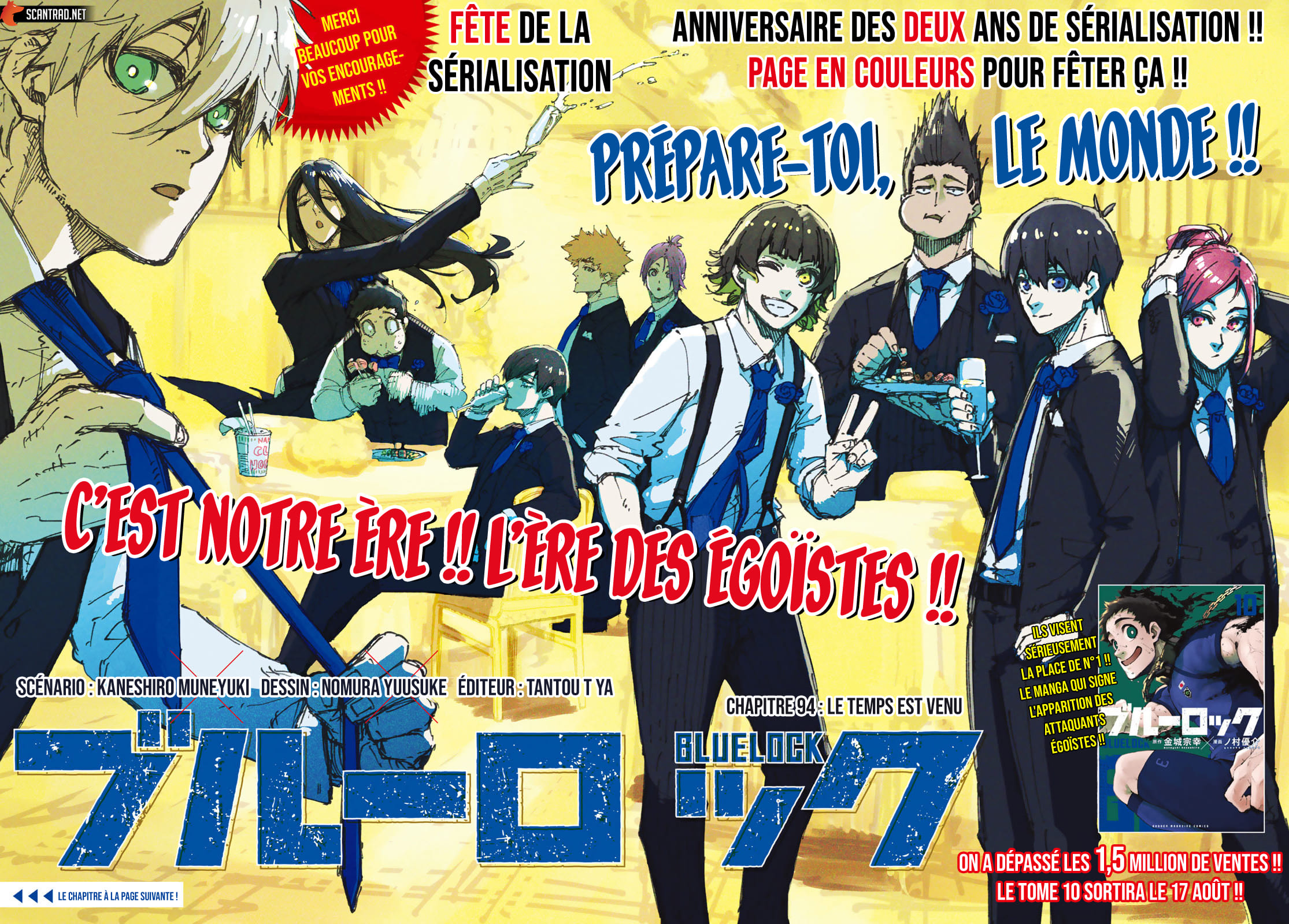 Blue Lock Chapitre 94 - Page 1