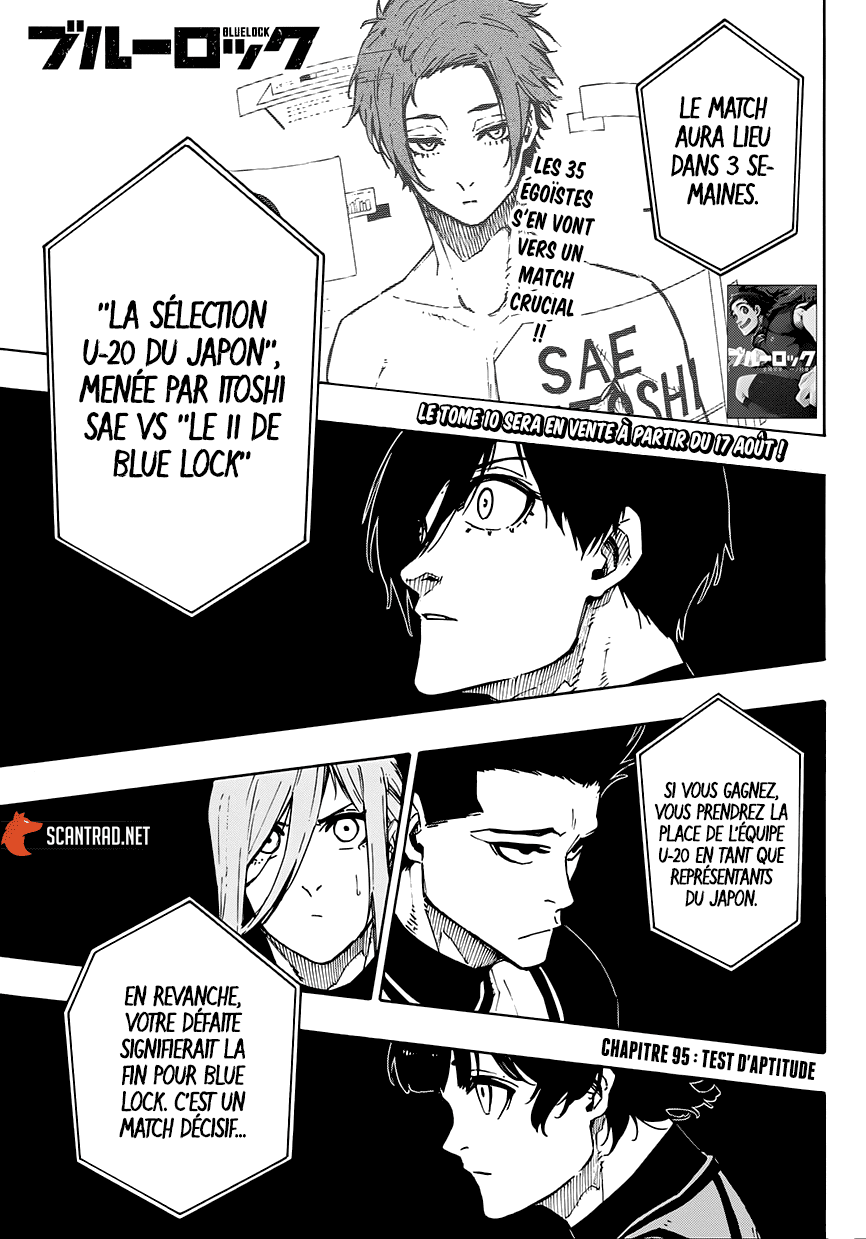Blue Lock Chapitre 95 - Page 1