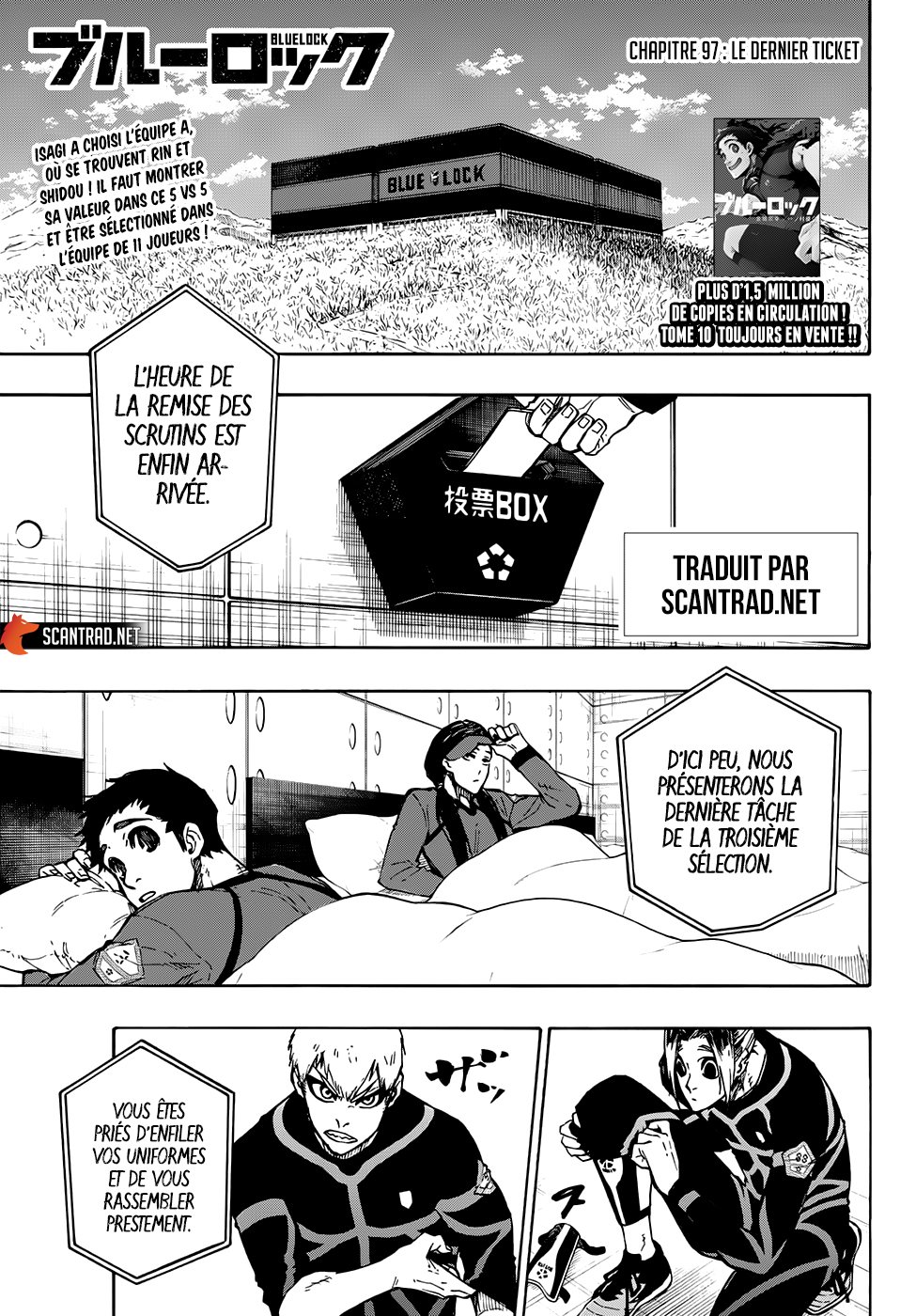 Blue Lock Chapitre 97 - Page 1