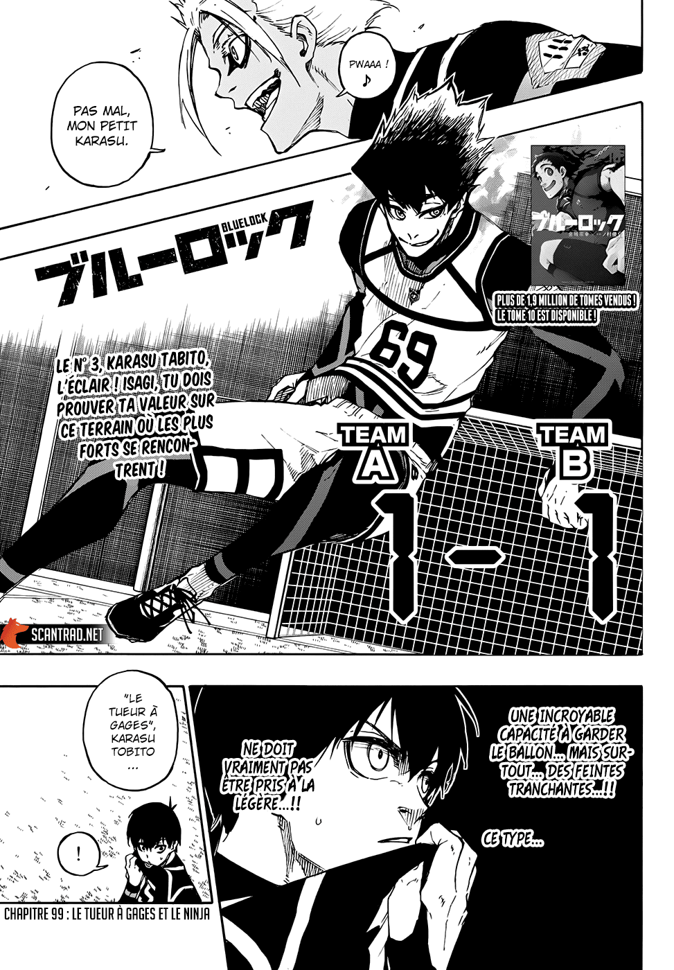 Blue Lock Chapitre 99 - Page 1