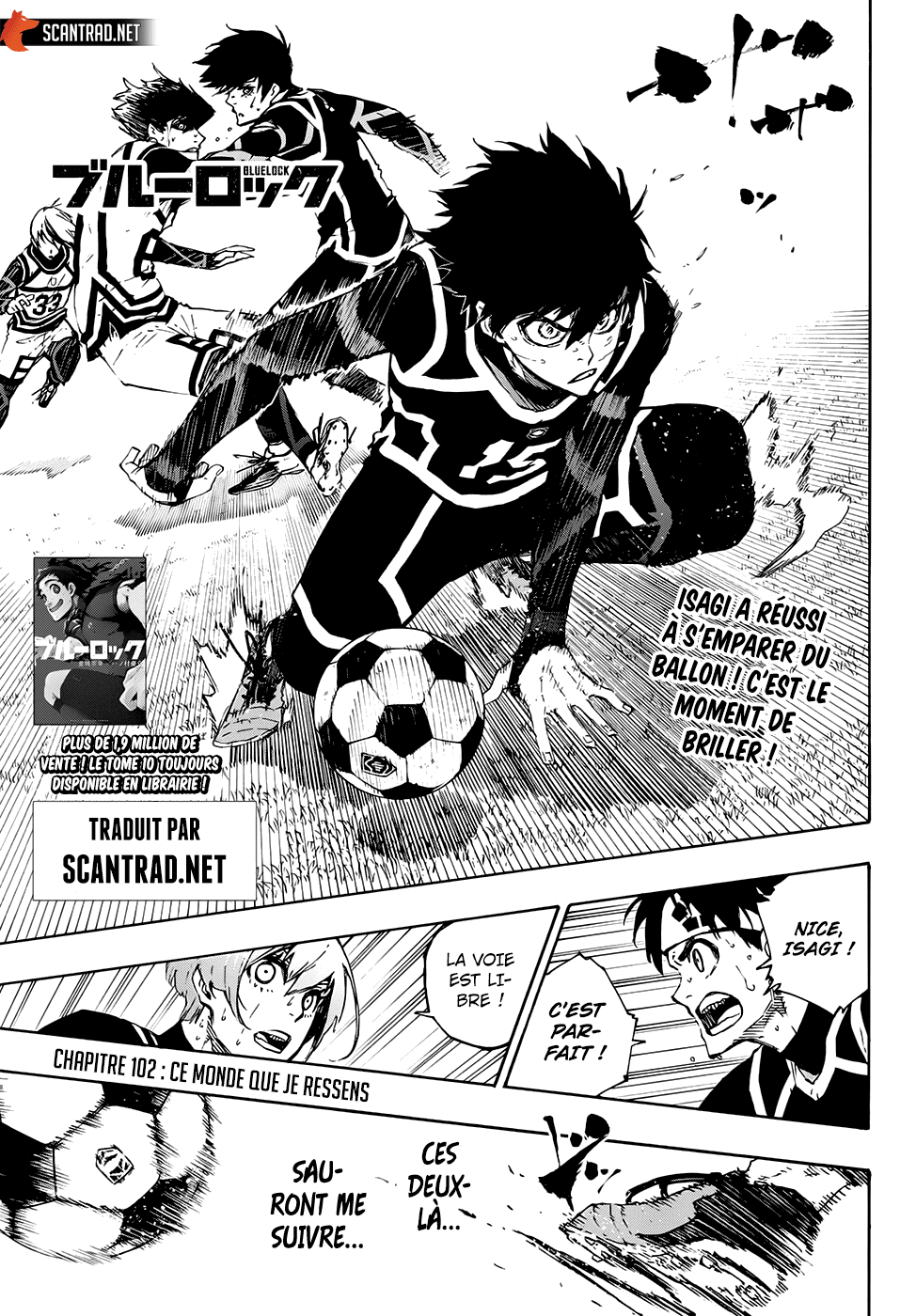 Blue Lock Chapitre 102 - Page 1