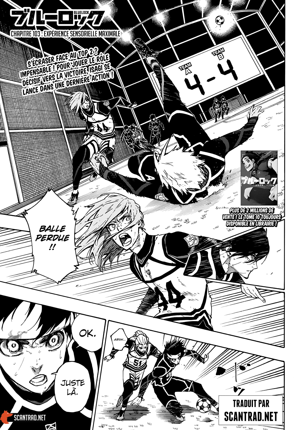 Blue Lock Chapitre 103 - Page 1