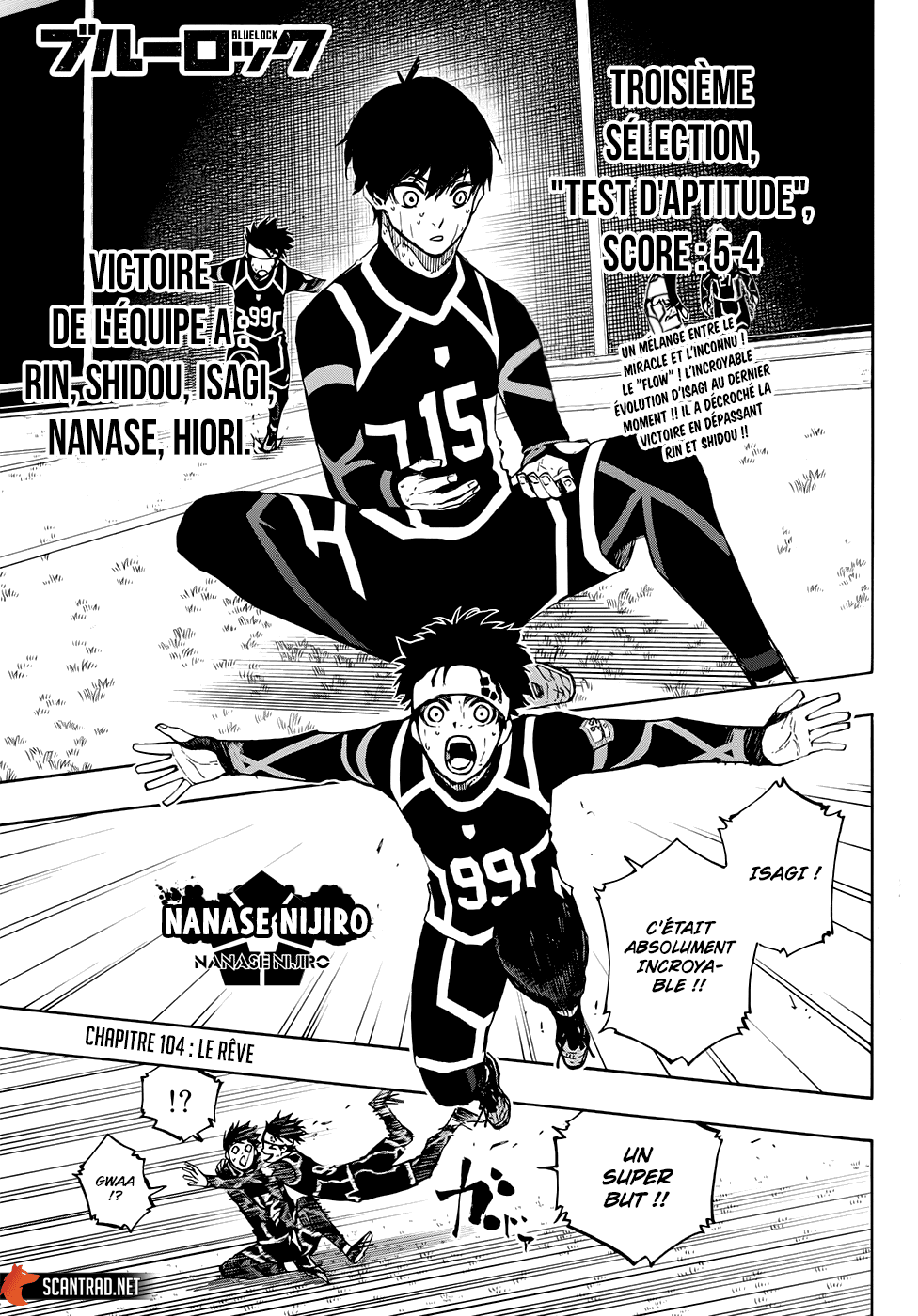 Blue Lock Chapitre 104 - Page 1