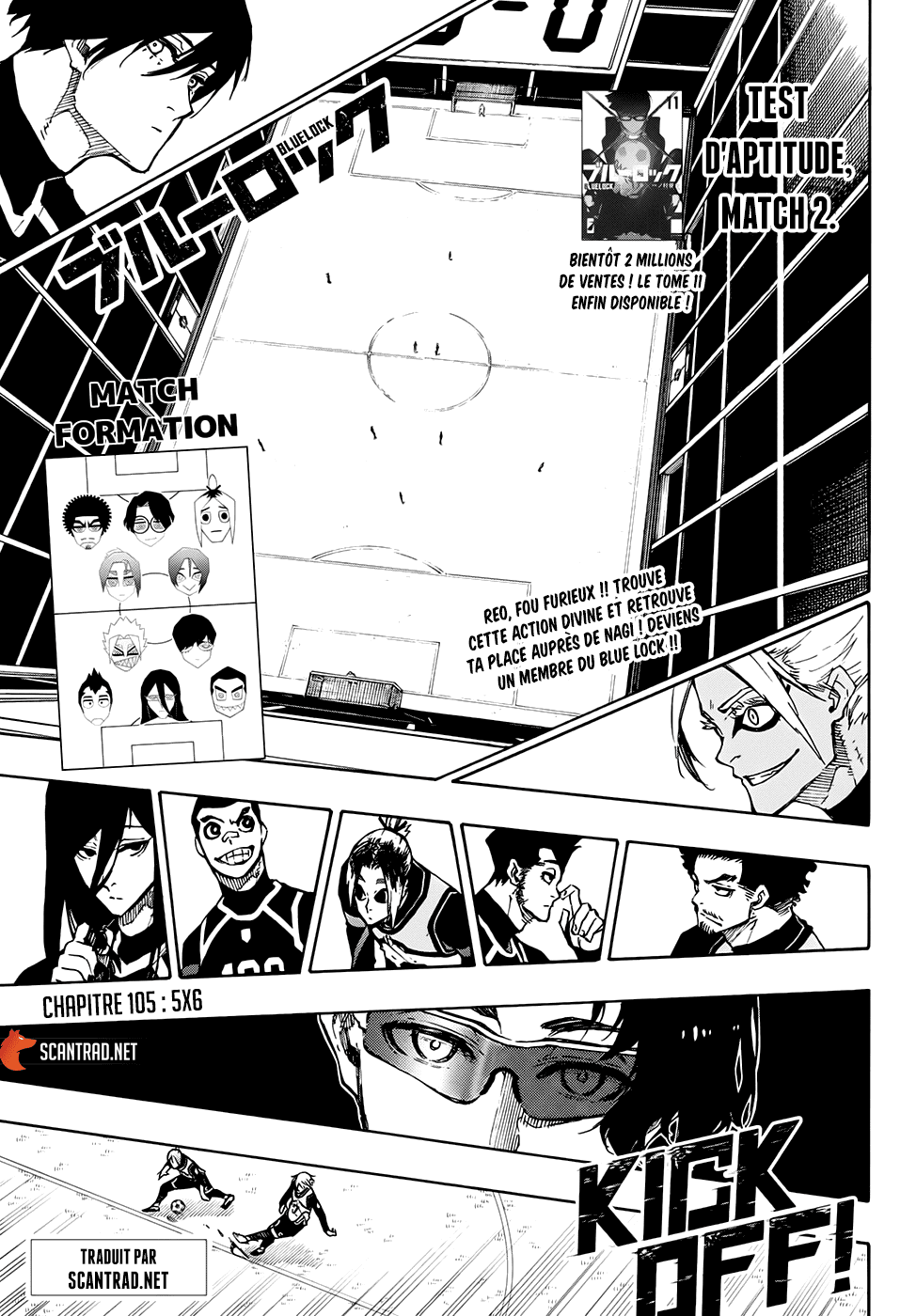 Blue Lock Chapitre 105 - Page 1