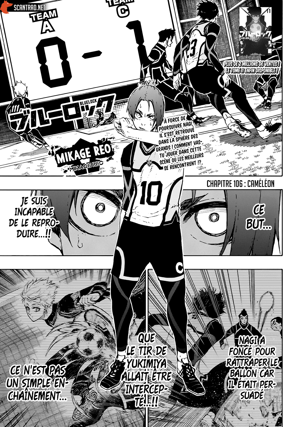 Blue Lock Chapitre 106 - Page 1