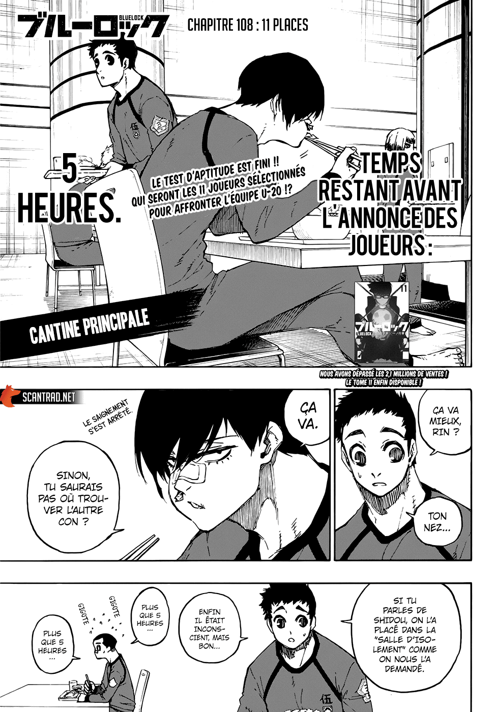 Blue Lock Chapitre 108 - Page 1