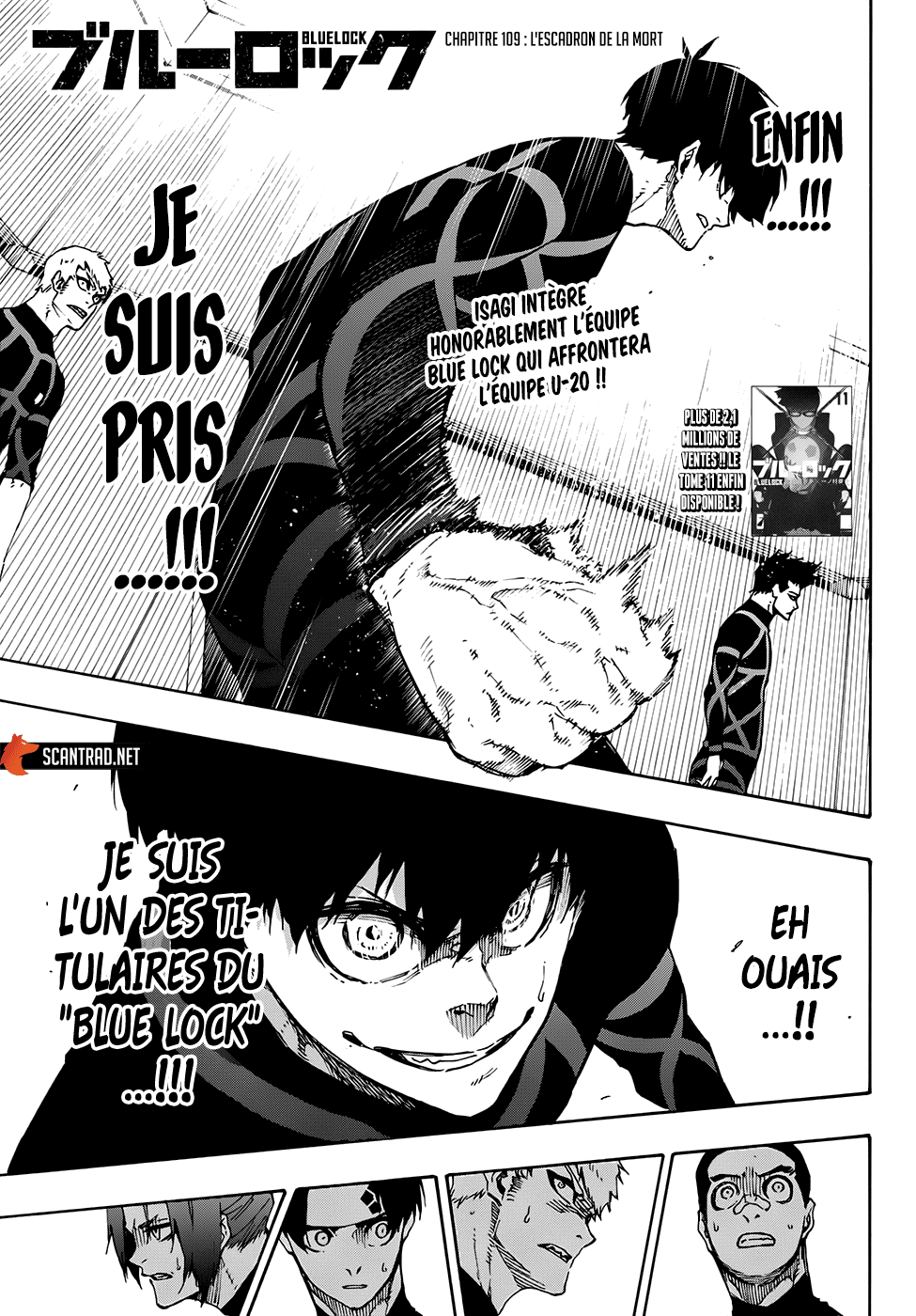 Blue Lock Chapitre 109 - Page 1