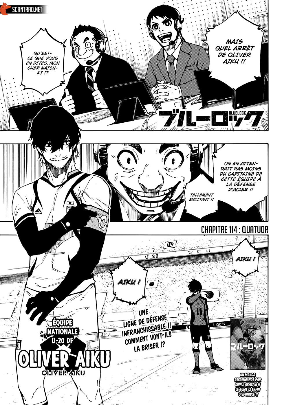 Blue Lock Chapitre 114 - Page 1
