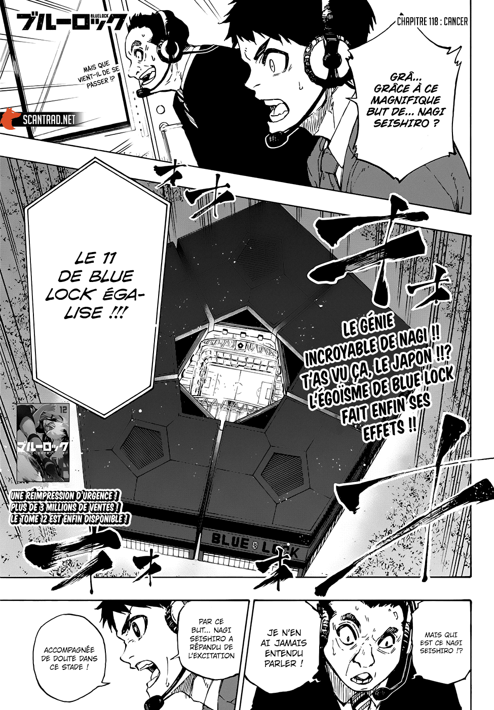 Blue Lock Chapitre 118 - Page 1