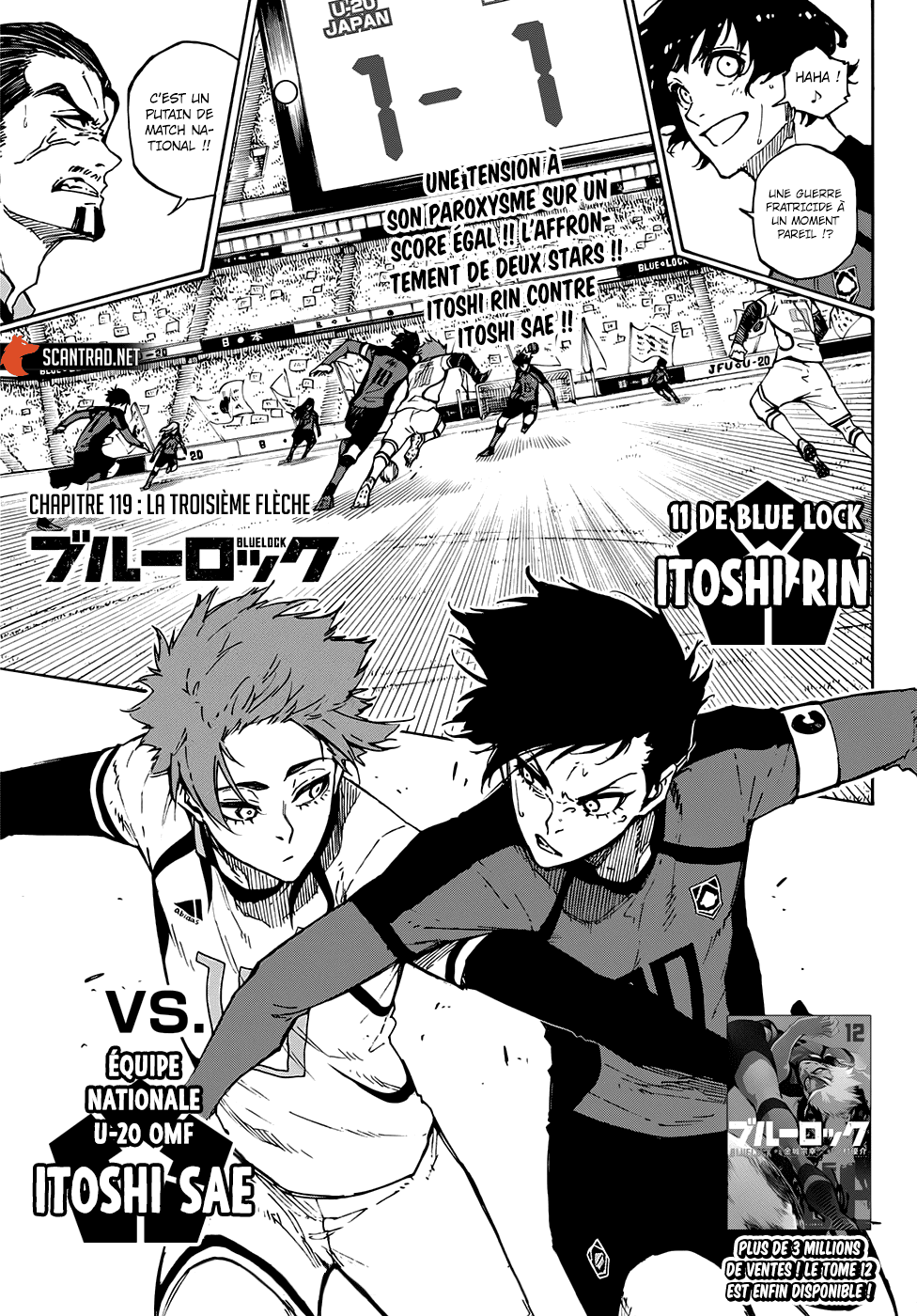Blue Lock Chapitre 119 - Page 1