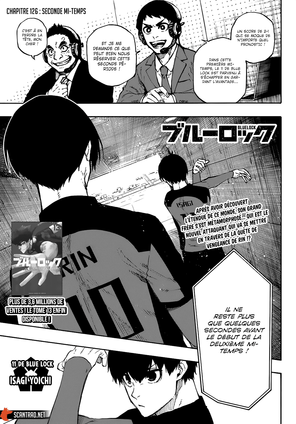 Blue Lock Chapitre 126 - Page 1