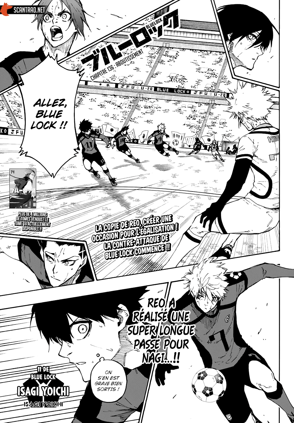 Blue Lock Chapitre 136 - Page 1