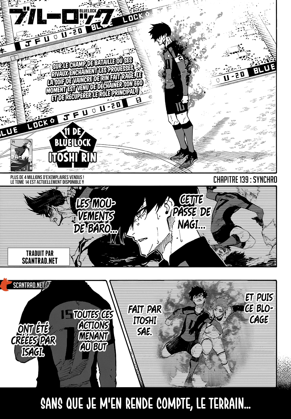 Blue Lock Chapitre 139 - Page 1
