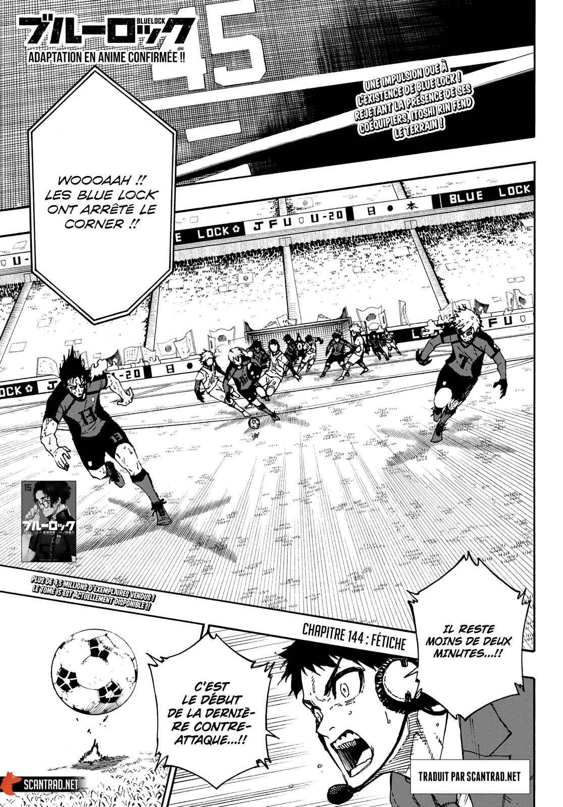Blue Lock Chapitre 144 - Page 1