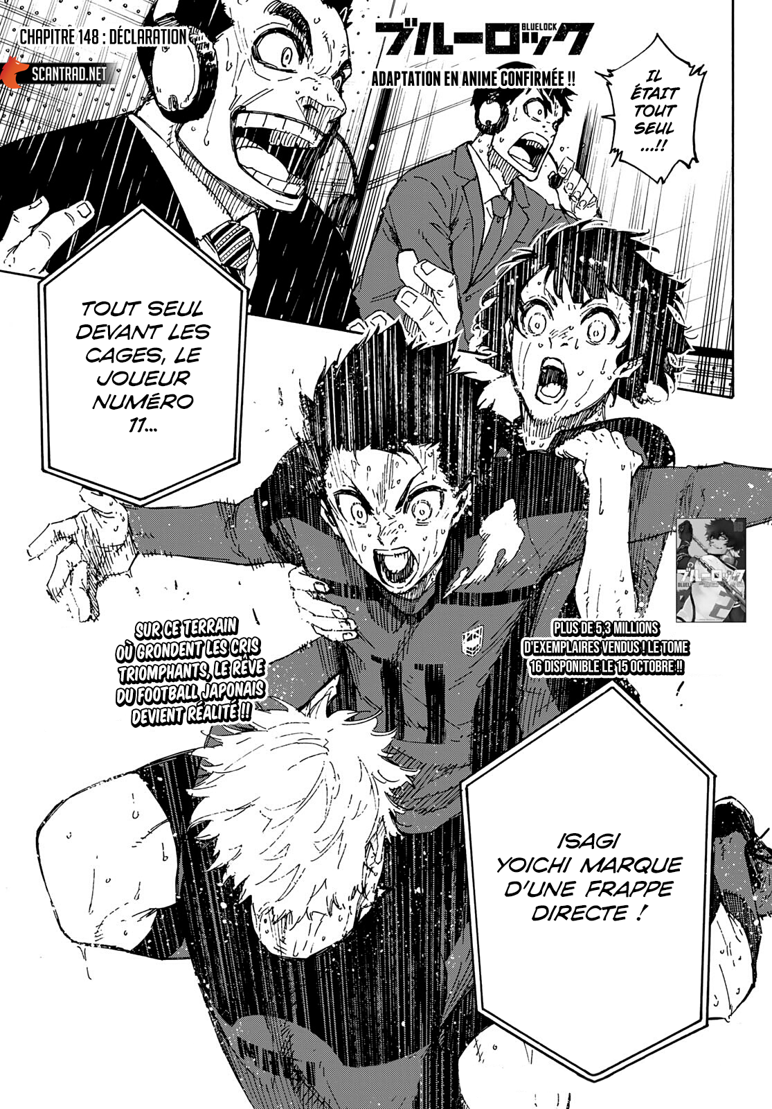 Blue Lock Chapitre 148 - Page 1