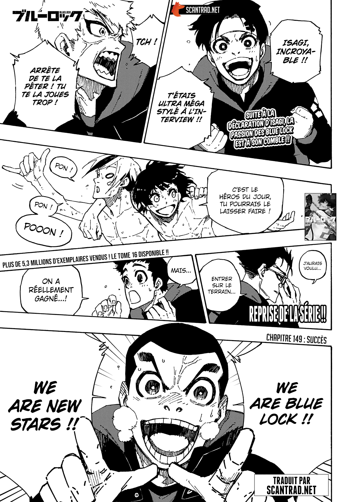 Blue Lock Chapitre 149 - Page 1