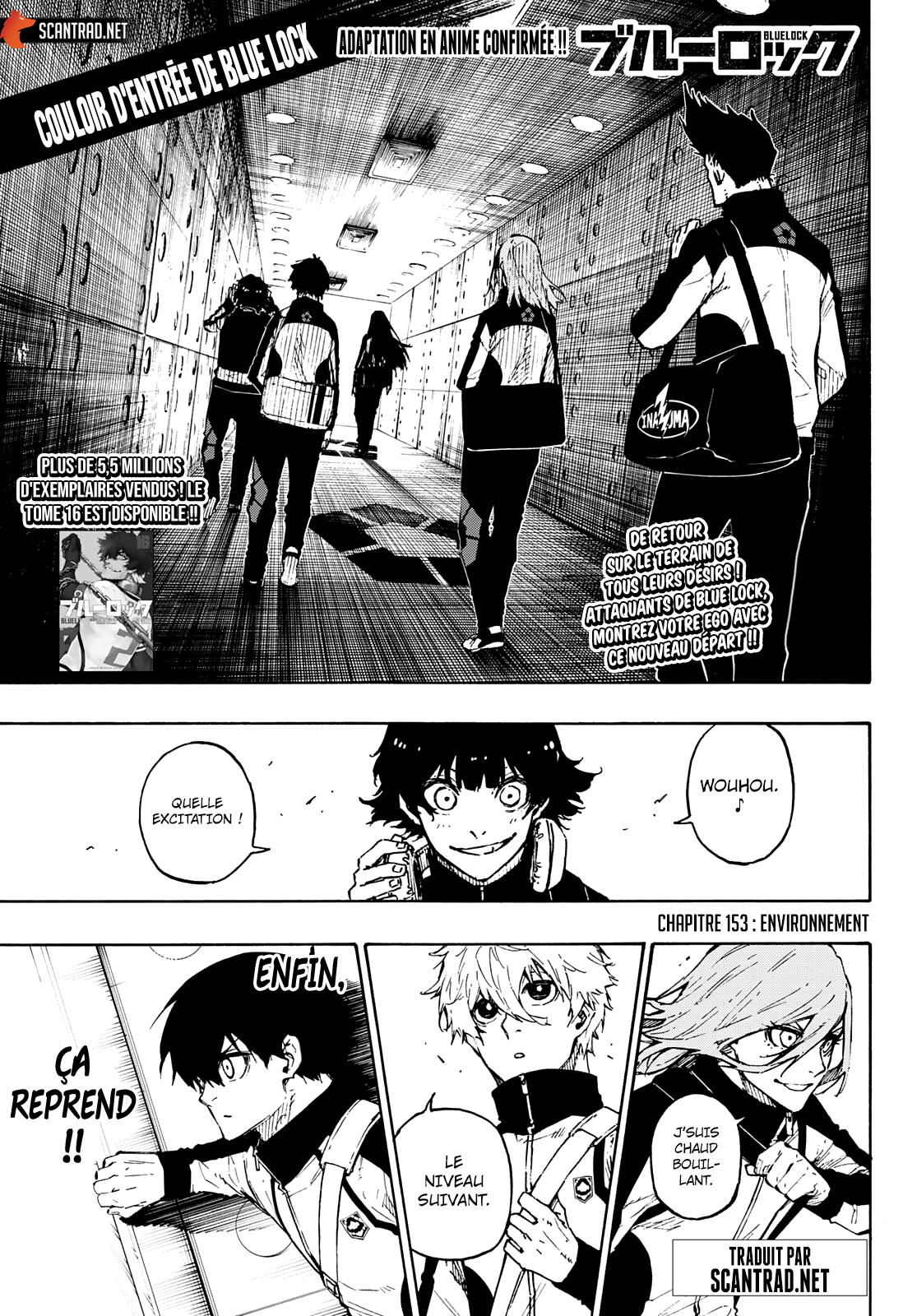 Blue Lock Chapitre 153 - Page 1