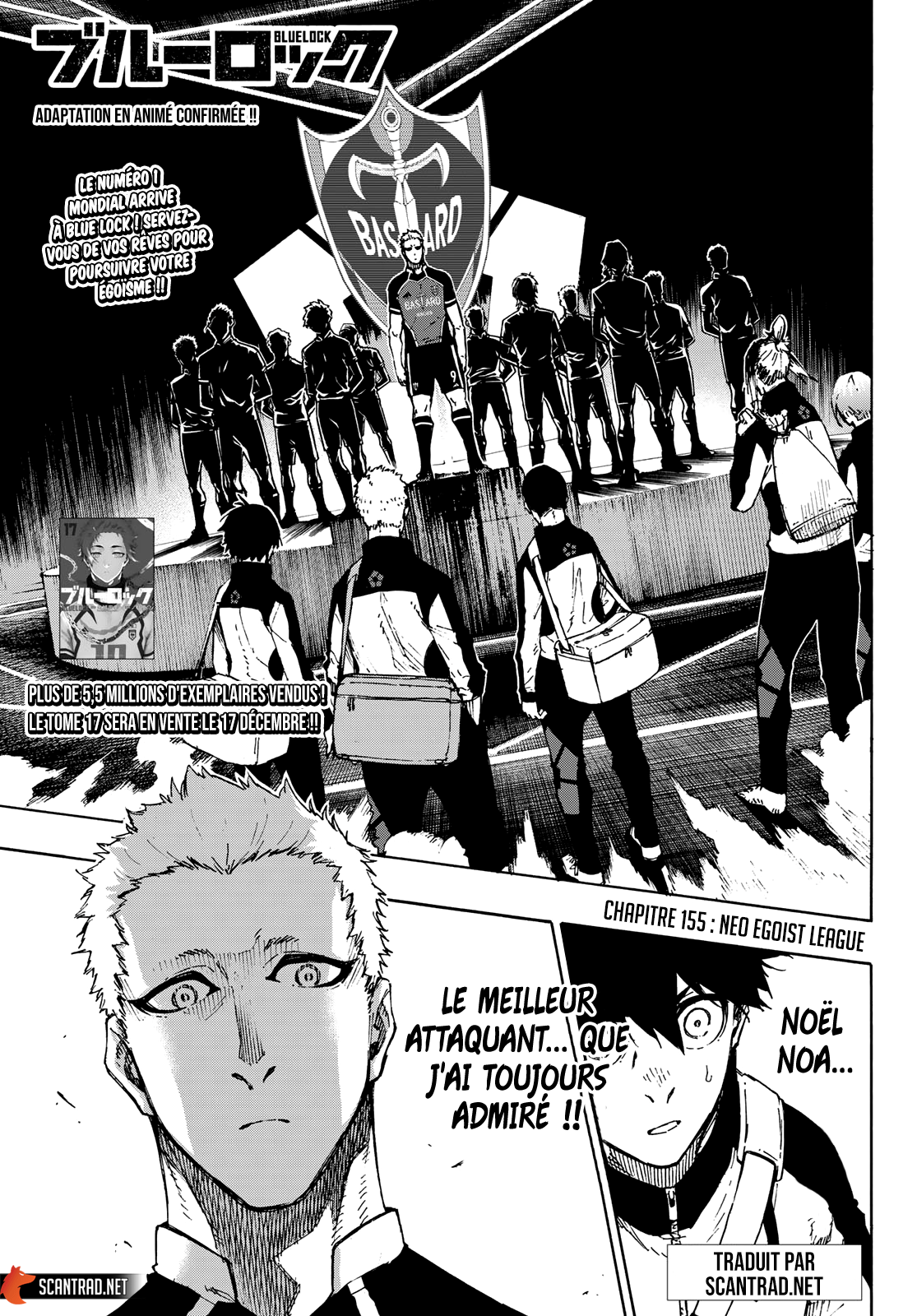 Blue Lock Chapitre 155 - Page 1