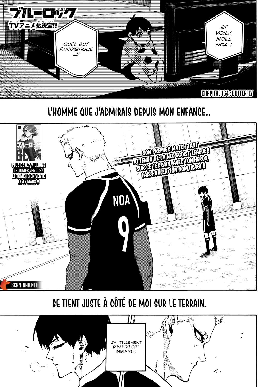 Blue Lock Chapitre 164 - Page 1