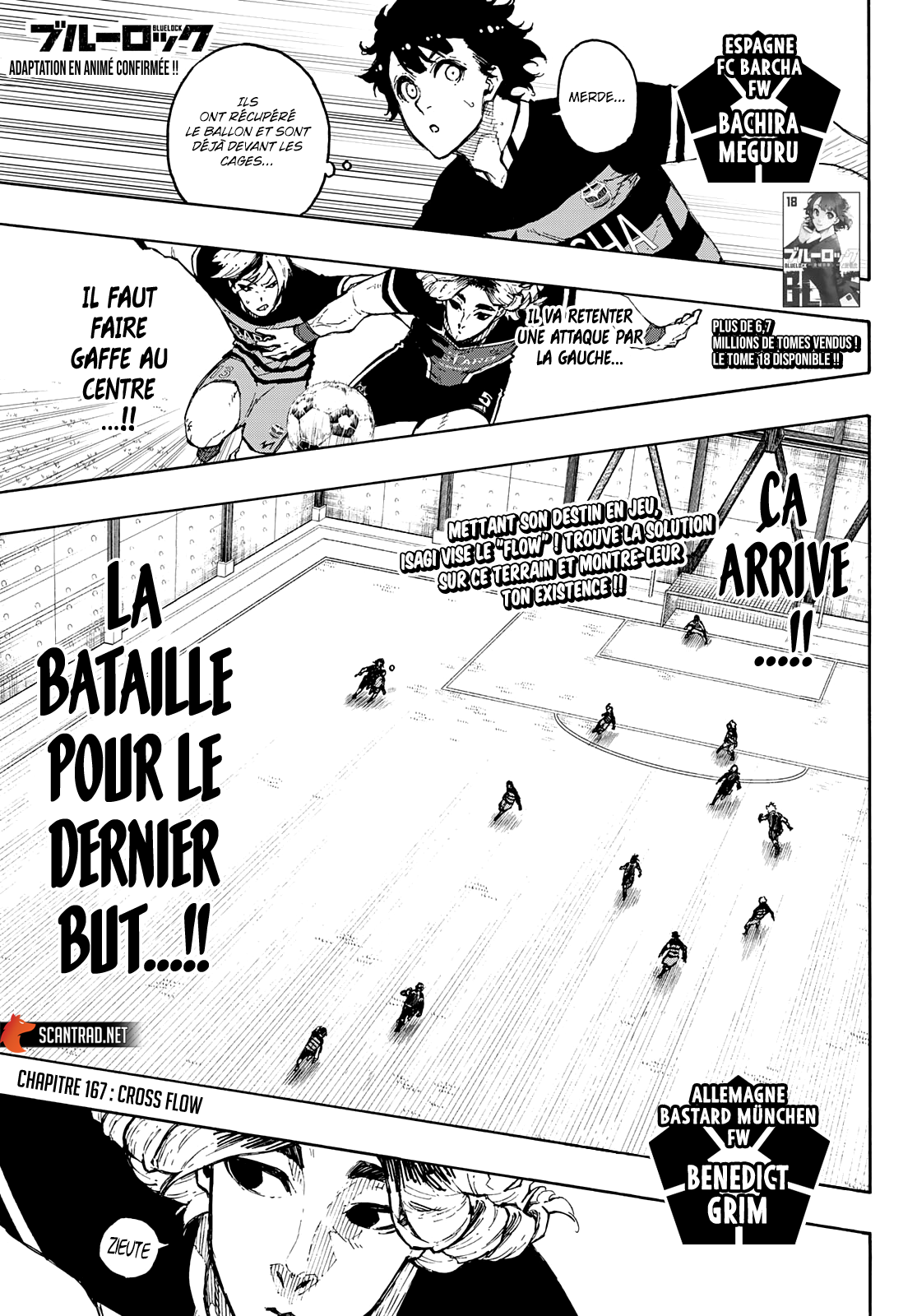 Blue Lock Chapitre 167 - Page 1