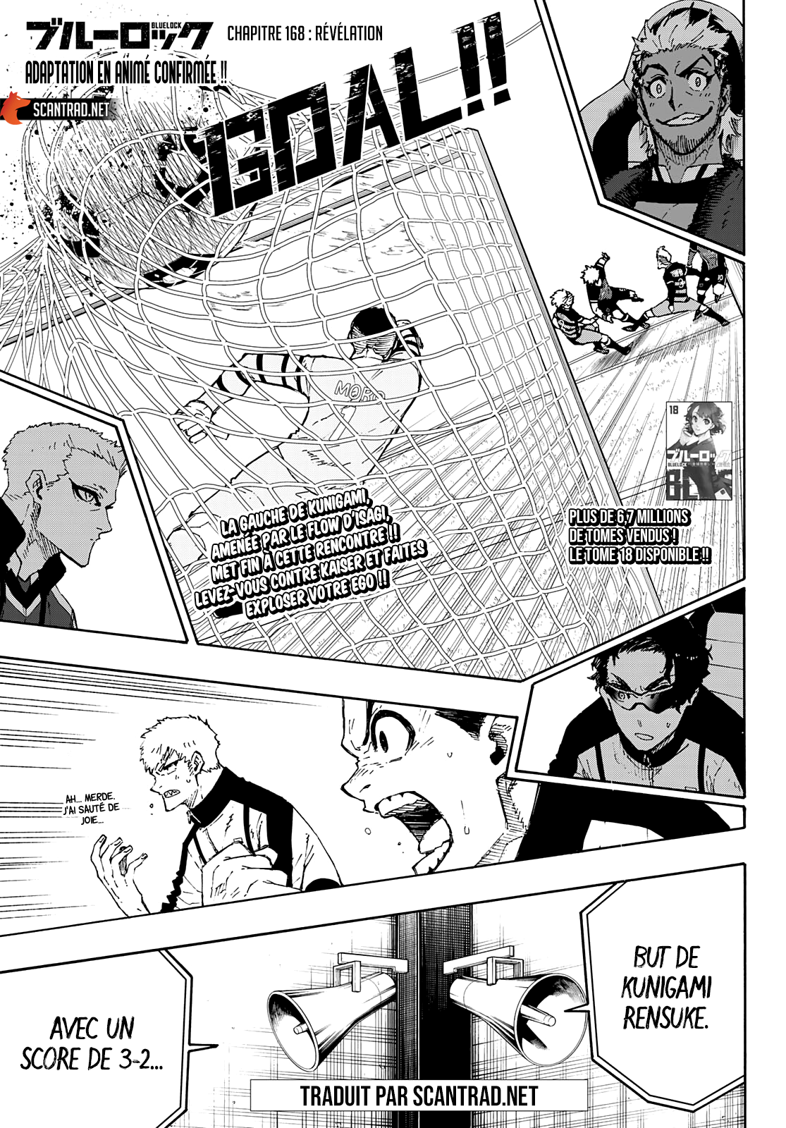 Blue Lock Chapitre 168 - Page 1