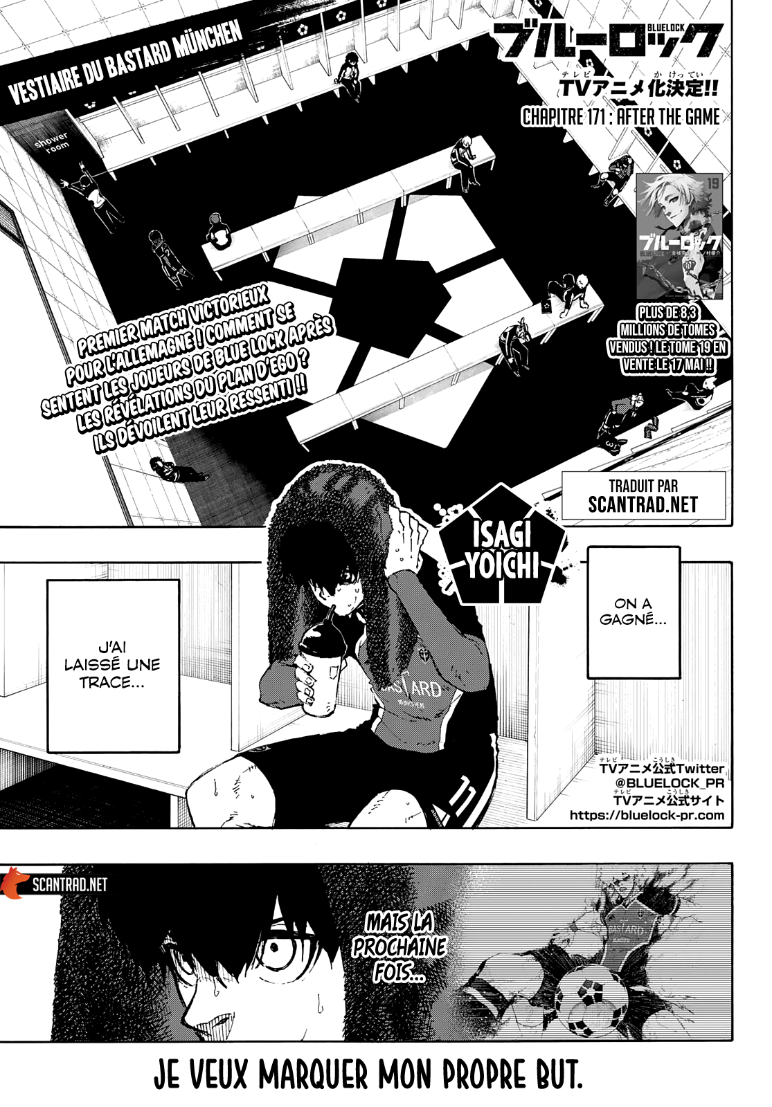 Blue Lock Chapitre 171 - Page 1
