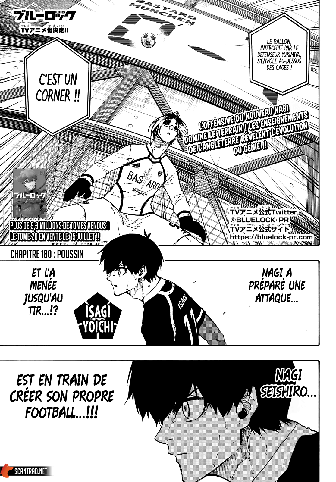 Blue Lock Chapitre 180 - Page 1