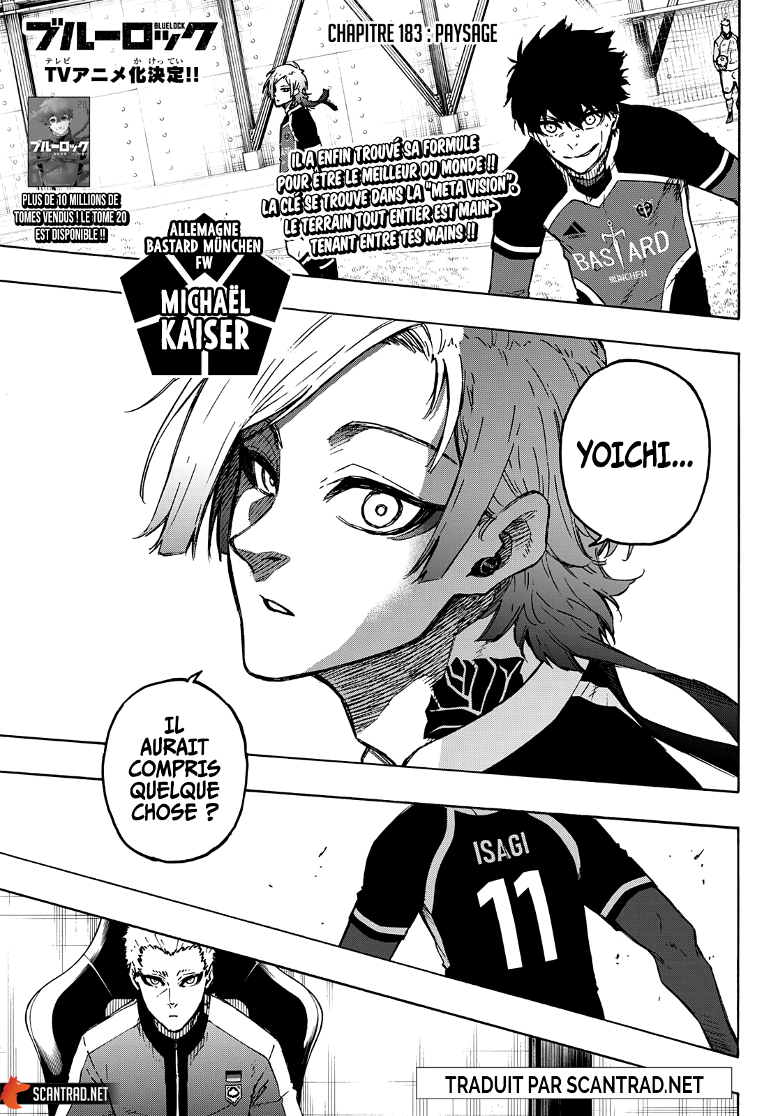 Blue Lock Chapitre 183 - Page 1