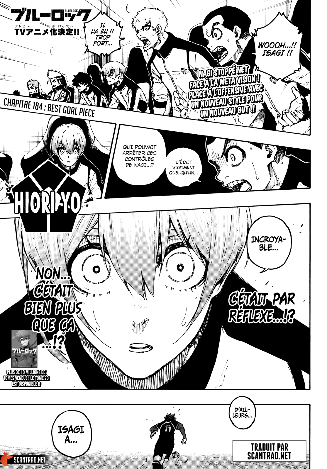 Blue Lock Chapitre 184 - Page 1