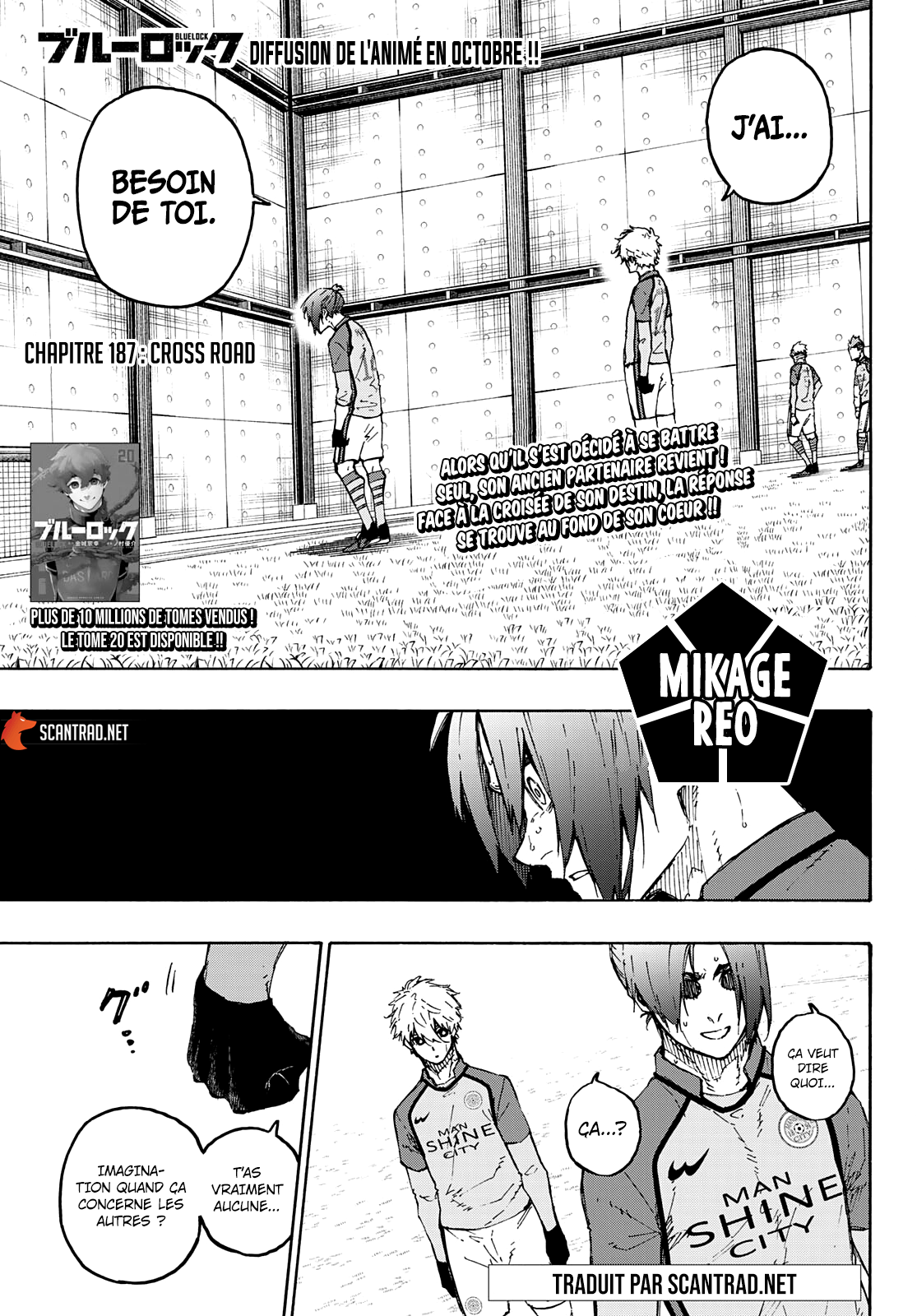Blue Lock Chapitre 187 - Page 1