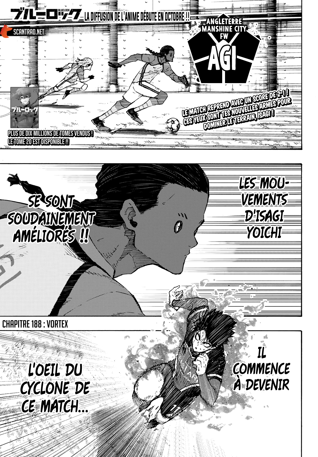 Blue Lock Chapitre 188 - Page 1