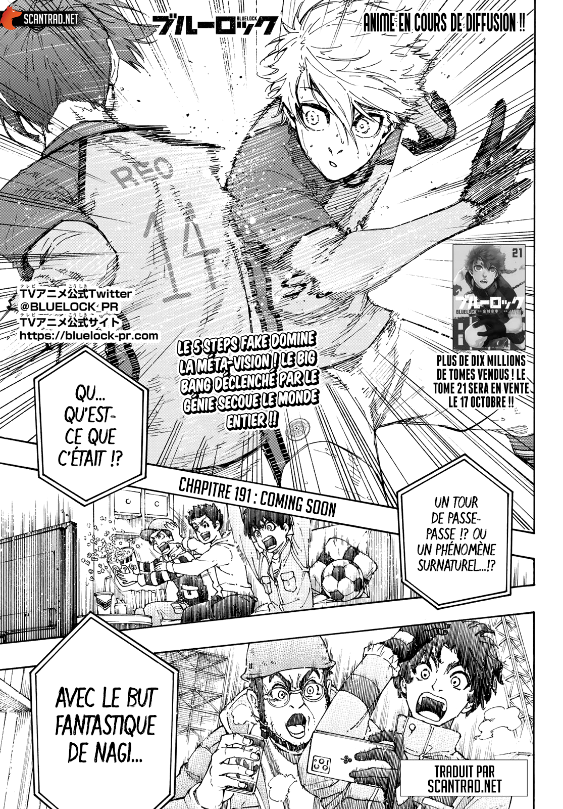 Blue Lock Chapitre 191 - Page 1