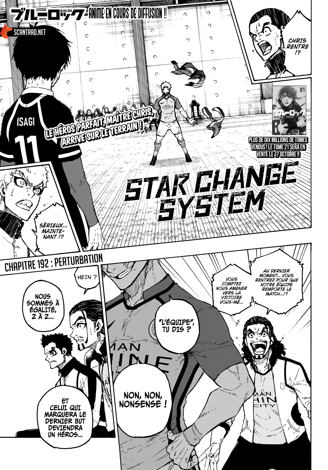 Blue Lock Chapitre 192 - Page 1