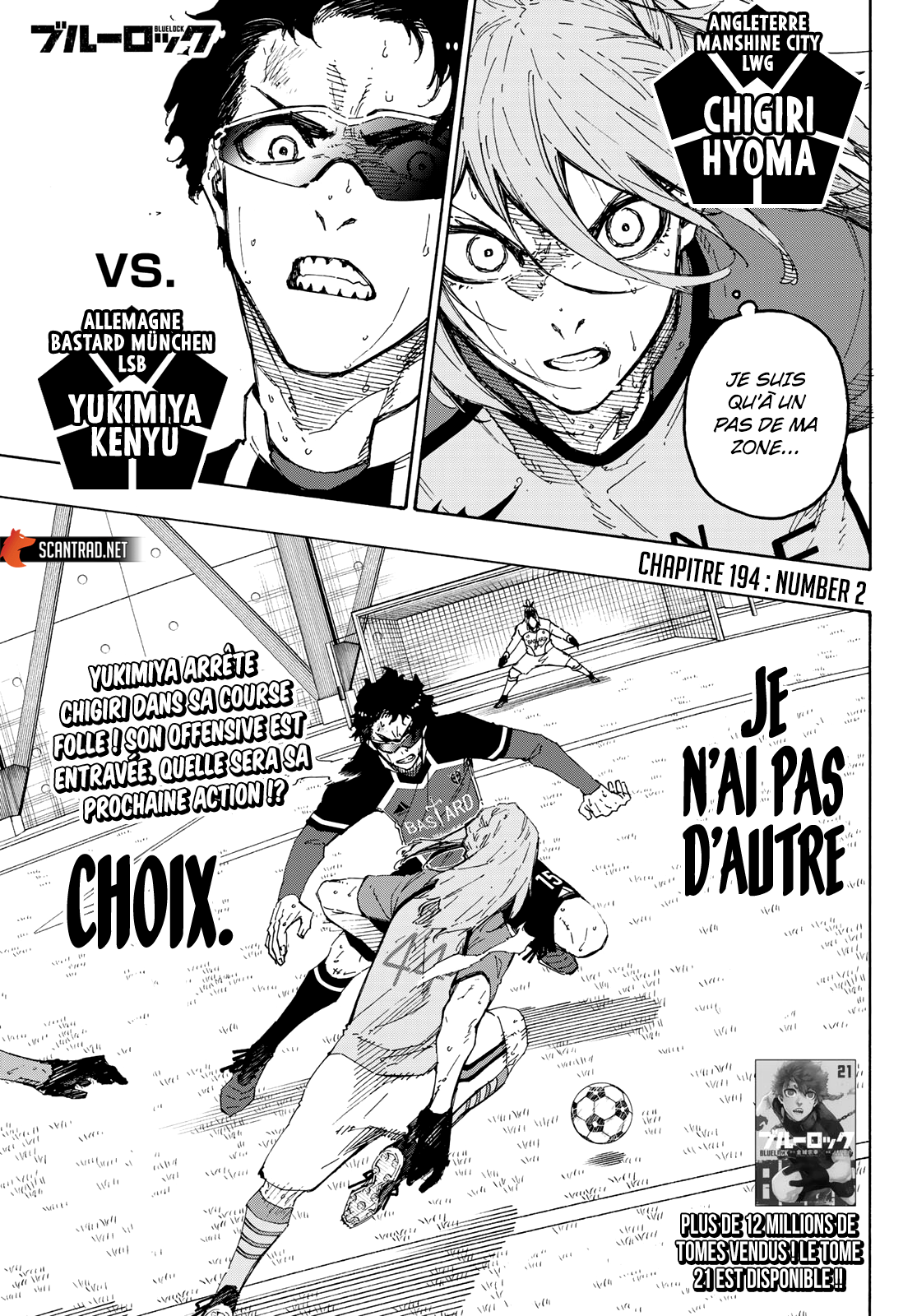 Blue Lock Chapitre 194 - Page 1