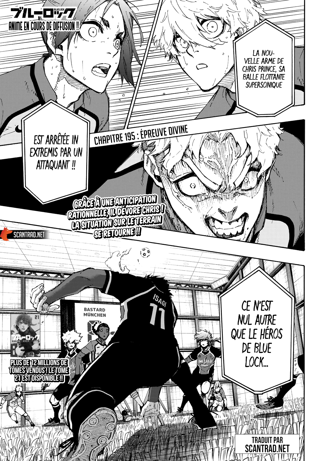 Blue Lock Chapitre 195 - Page 1