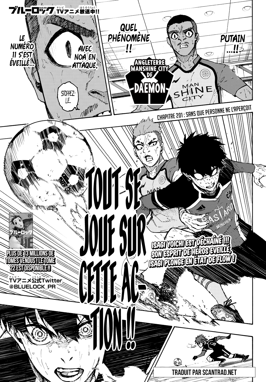Blue Lock Chapitre 201 - Page 1