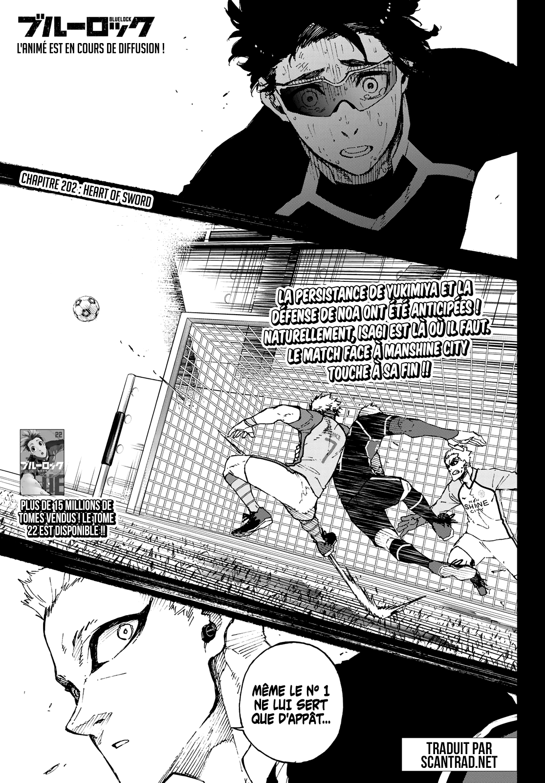Blue Lock Chapitre 202 - Page 1