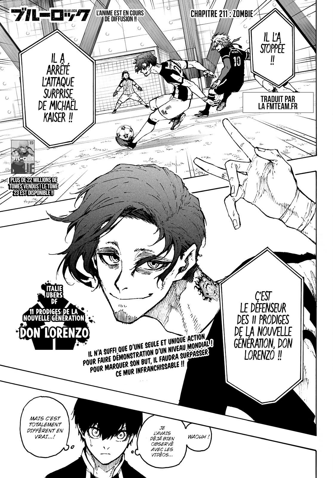 Blue Lock Chapitre 211 - Page 1