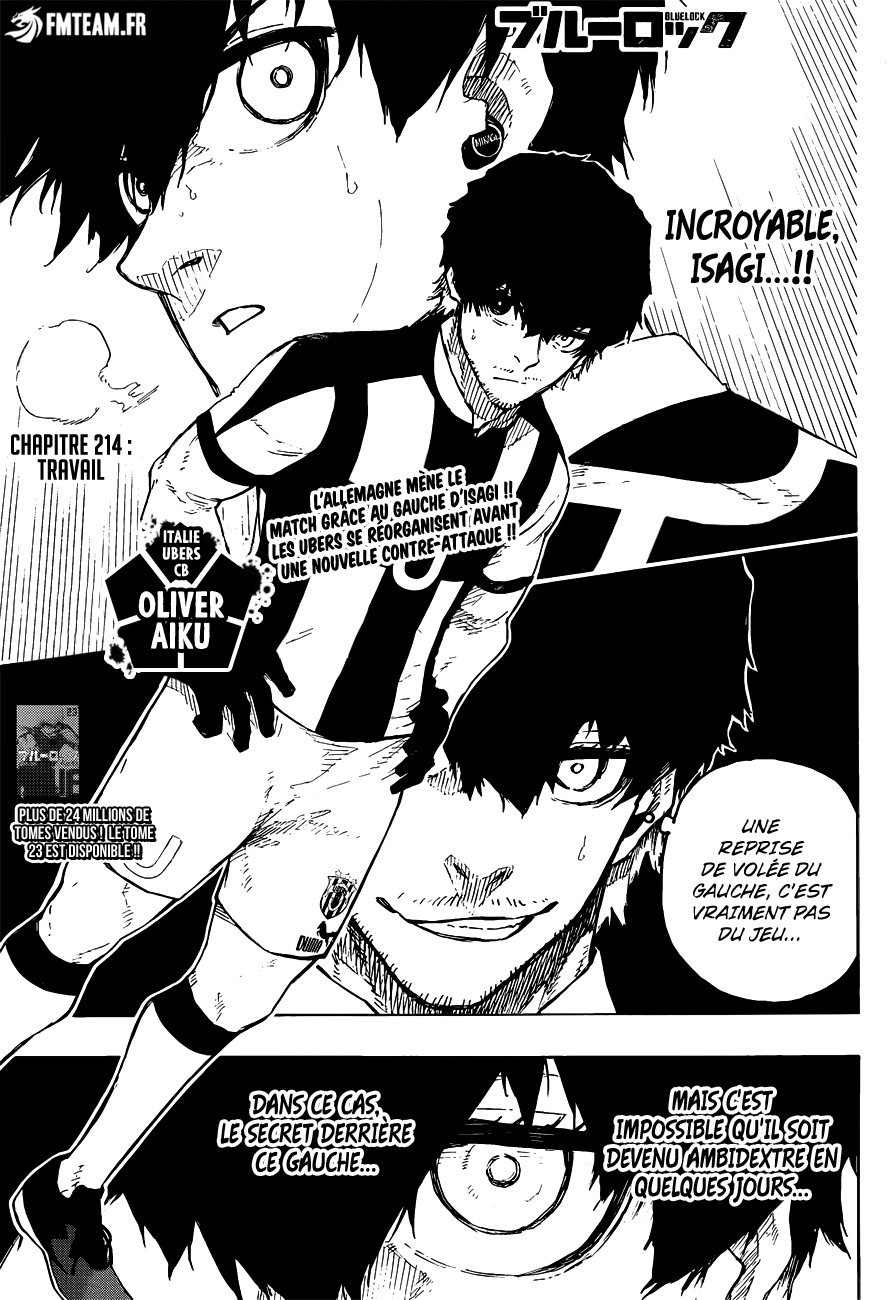 Blue Lock Chapitre 214 - Page 2