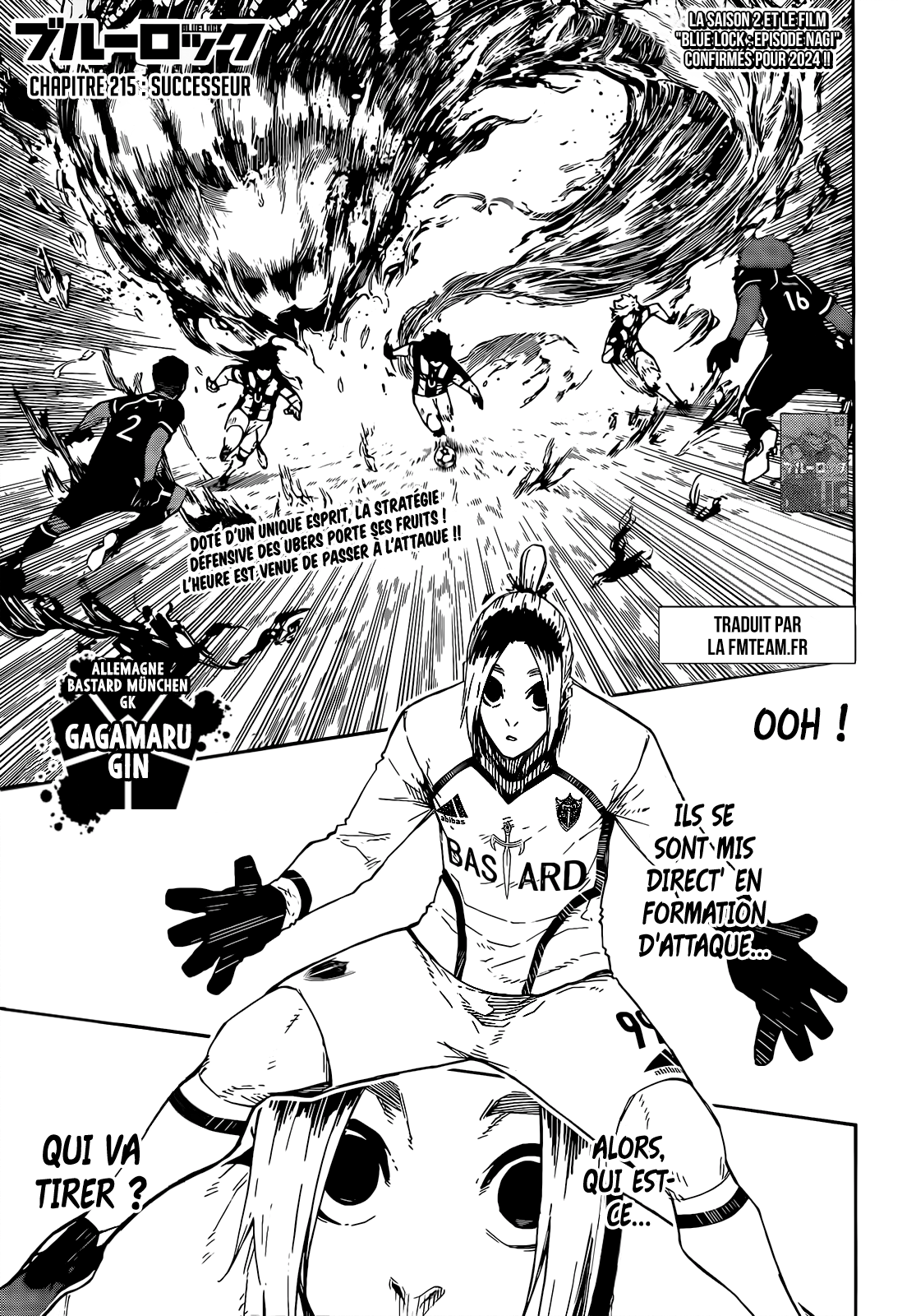 Blue Lock Chapitre 215 - Page 1