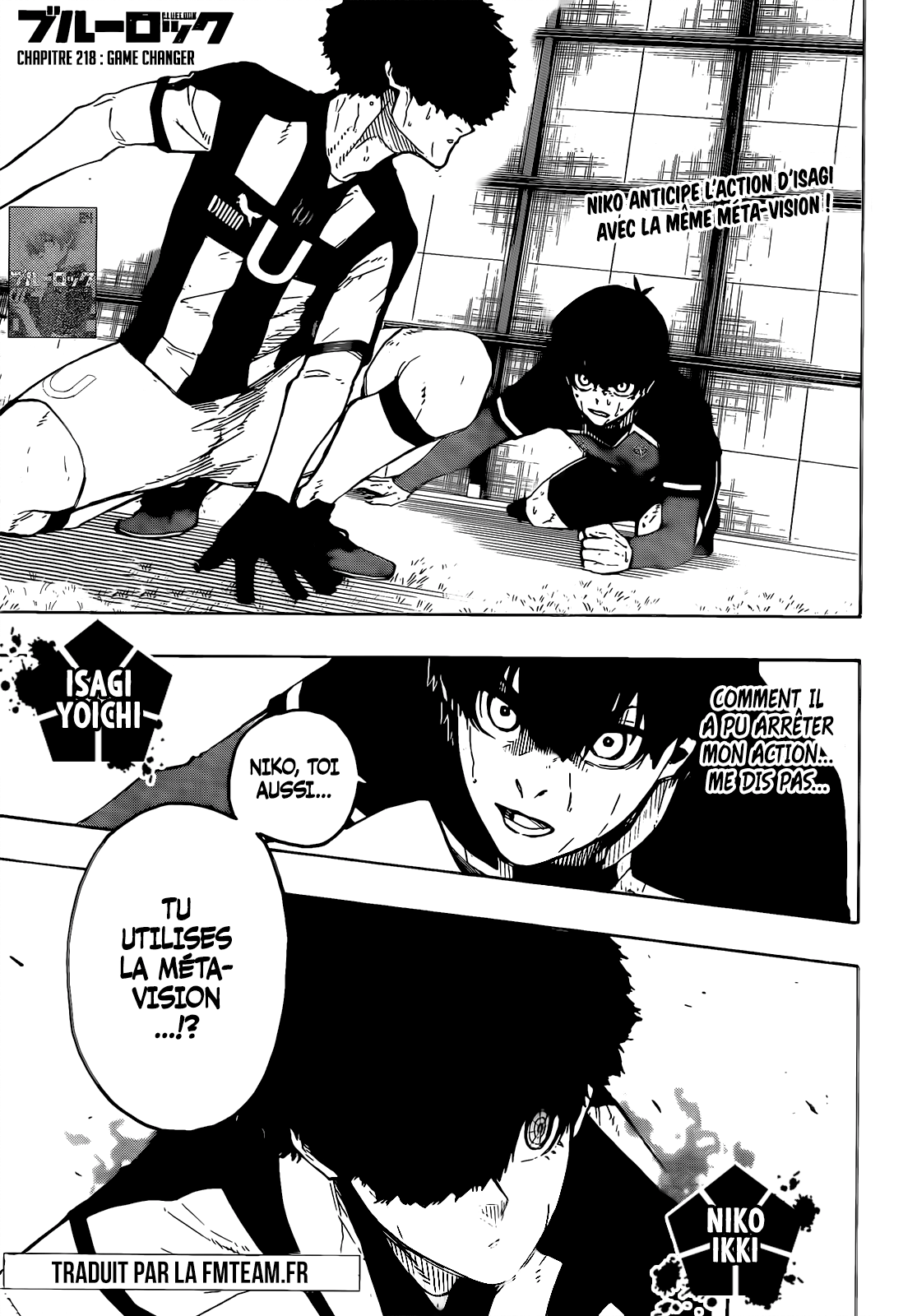 Blue Lock Chapitre 218 - Page 1