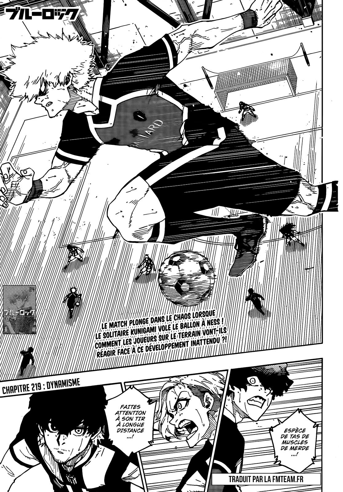 Blue Lock Chapitre 219 - Page 1