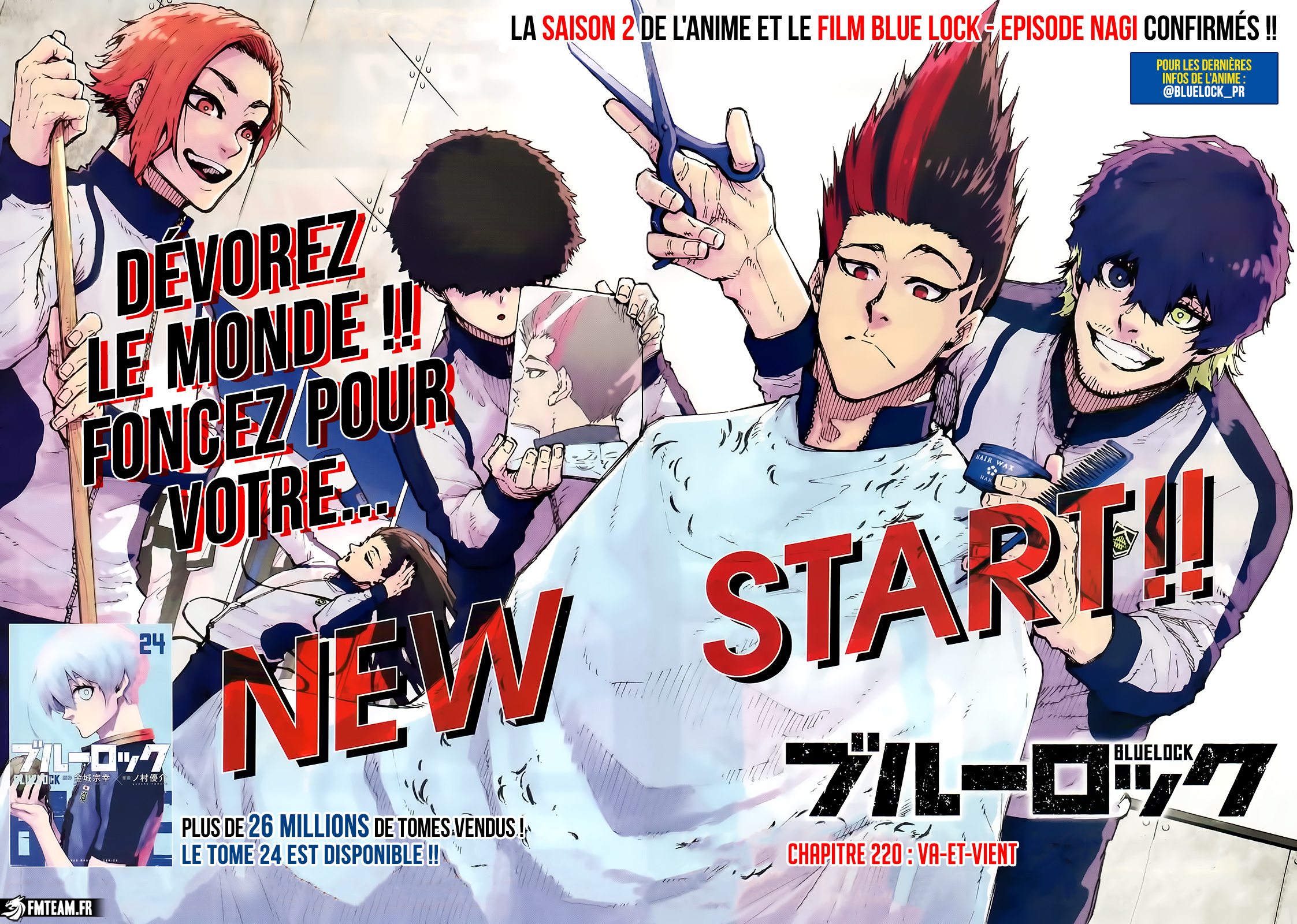 Blue Lock Chapitre 220 - Page 1