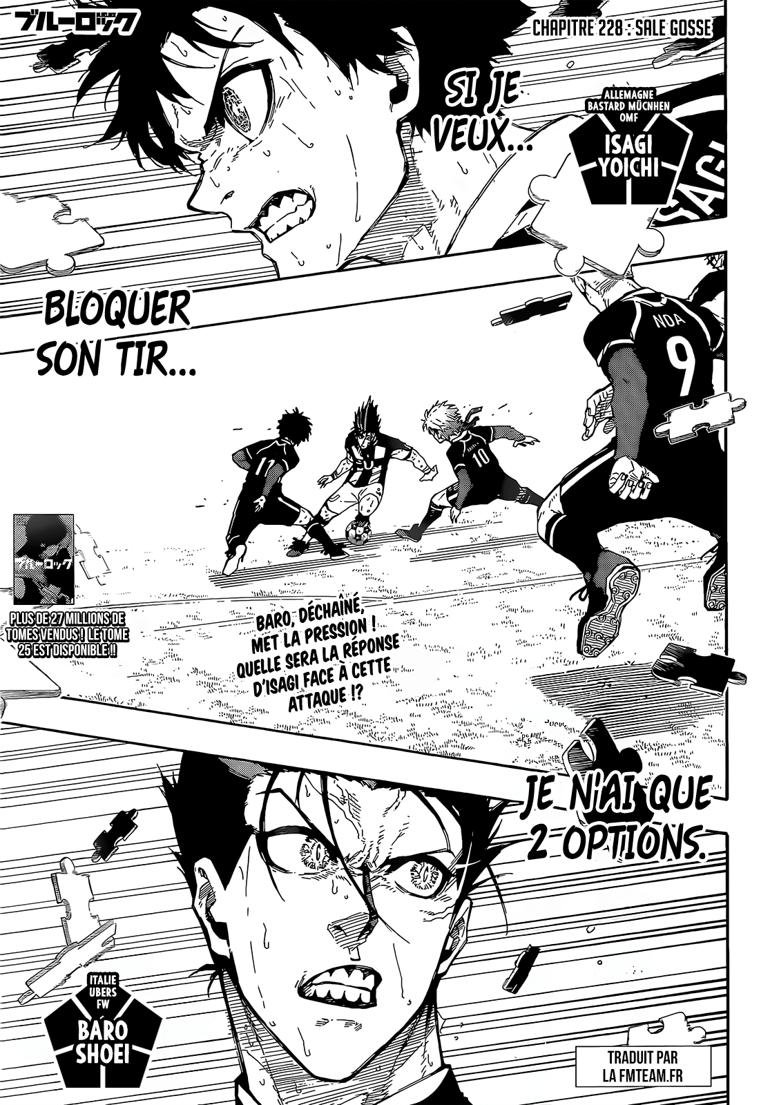 Blue Lock Chapitre 228 - Page 1