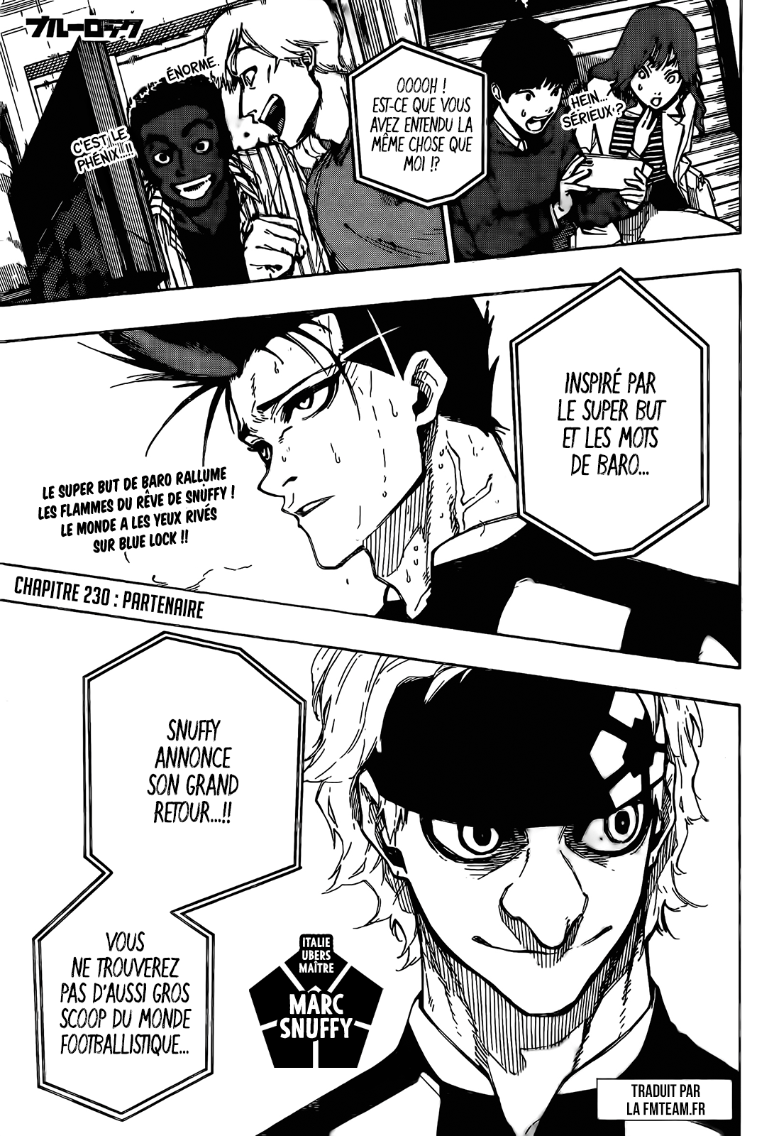 Blue Lock Chapitre 230 - Page 1