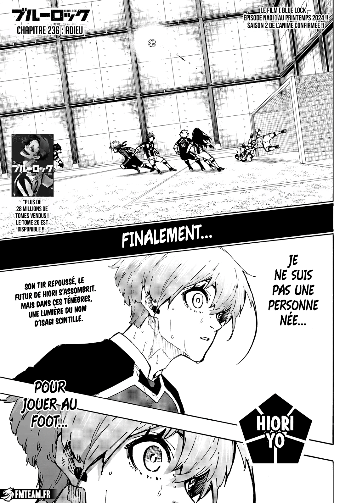 Blue Lock Chapitre 236 - Page 1