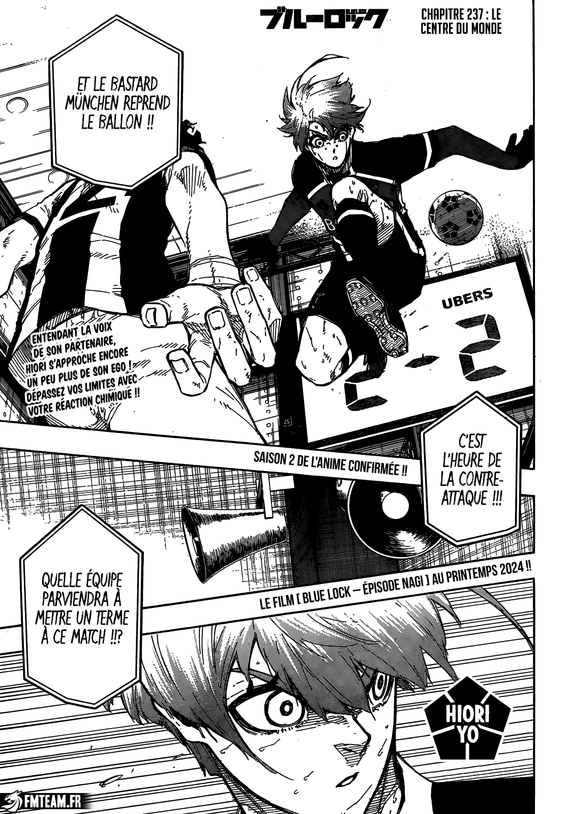 Blue Lock Chapitre 237 - Page 1