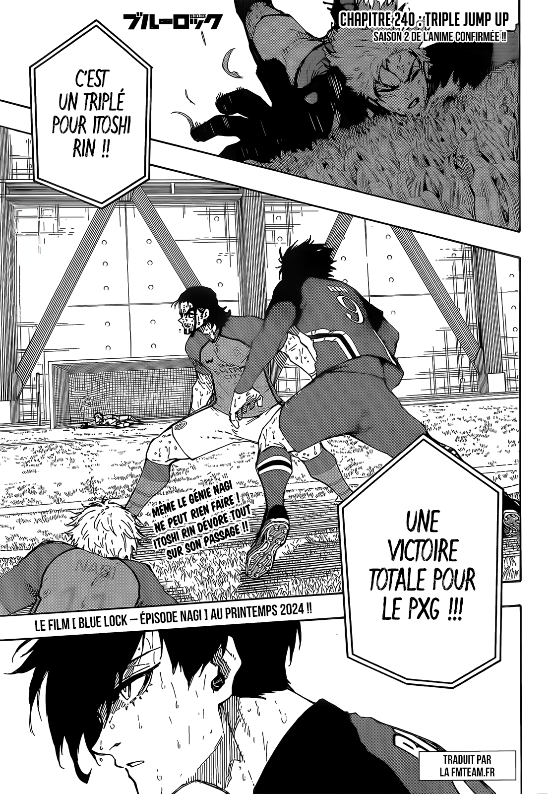Blue Lock Chapitre 240 - Page 1