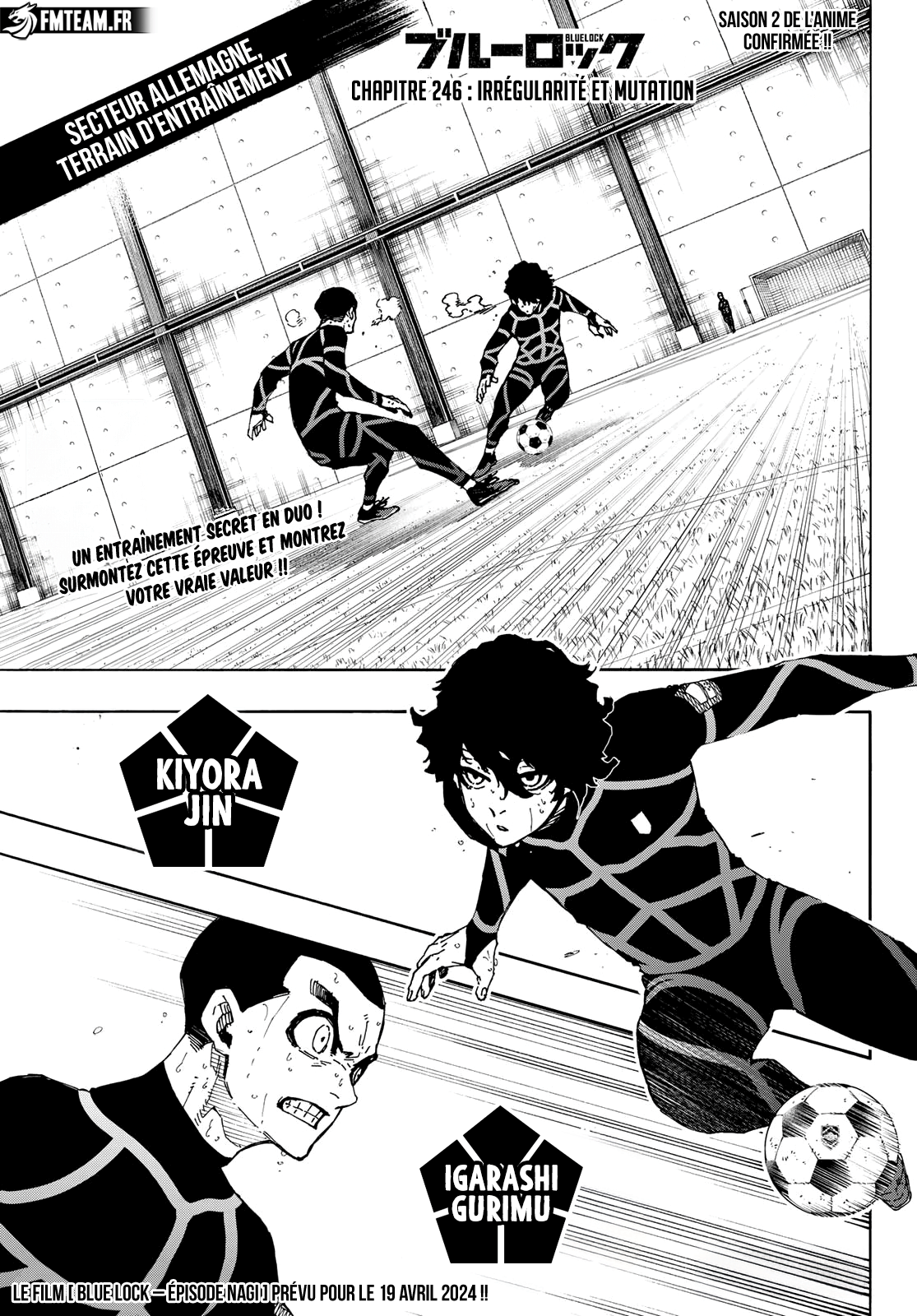 Blue Lock Chapitre 246 - Page 1