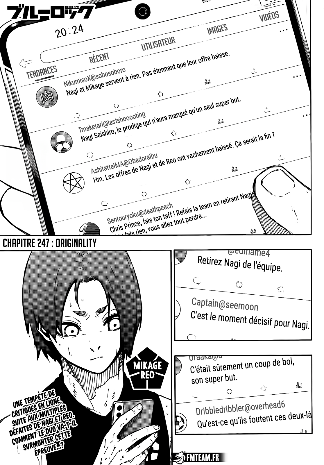 Blue Lock Chapitre 247 - Page 1